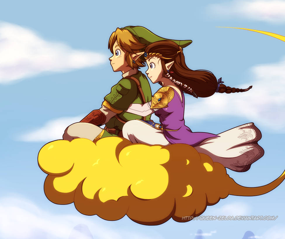 Flying home by Queen-Zelda