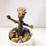Baby Groot clay miniture