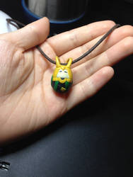 Egg-shaped Loki pendant