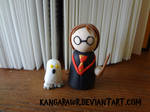 Harry and Hedwig by kangarawr