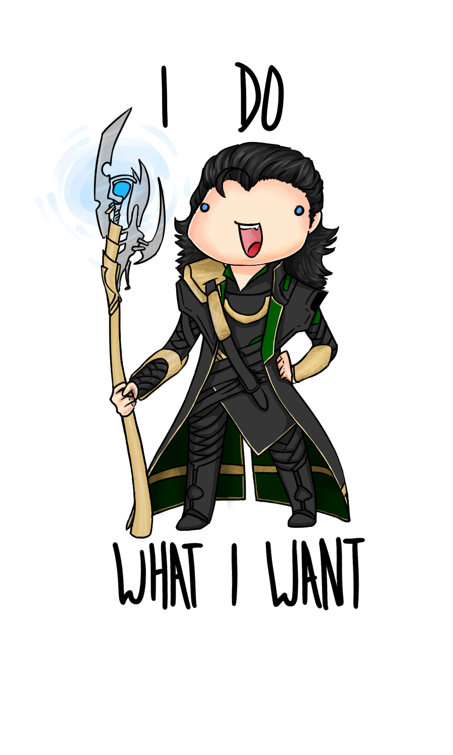 Loki does what he wants.