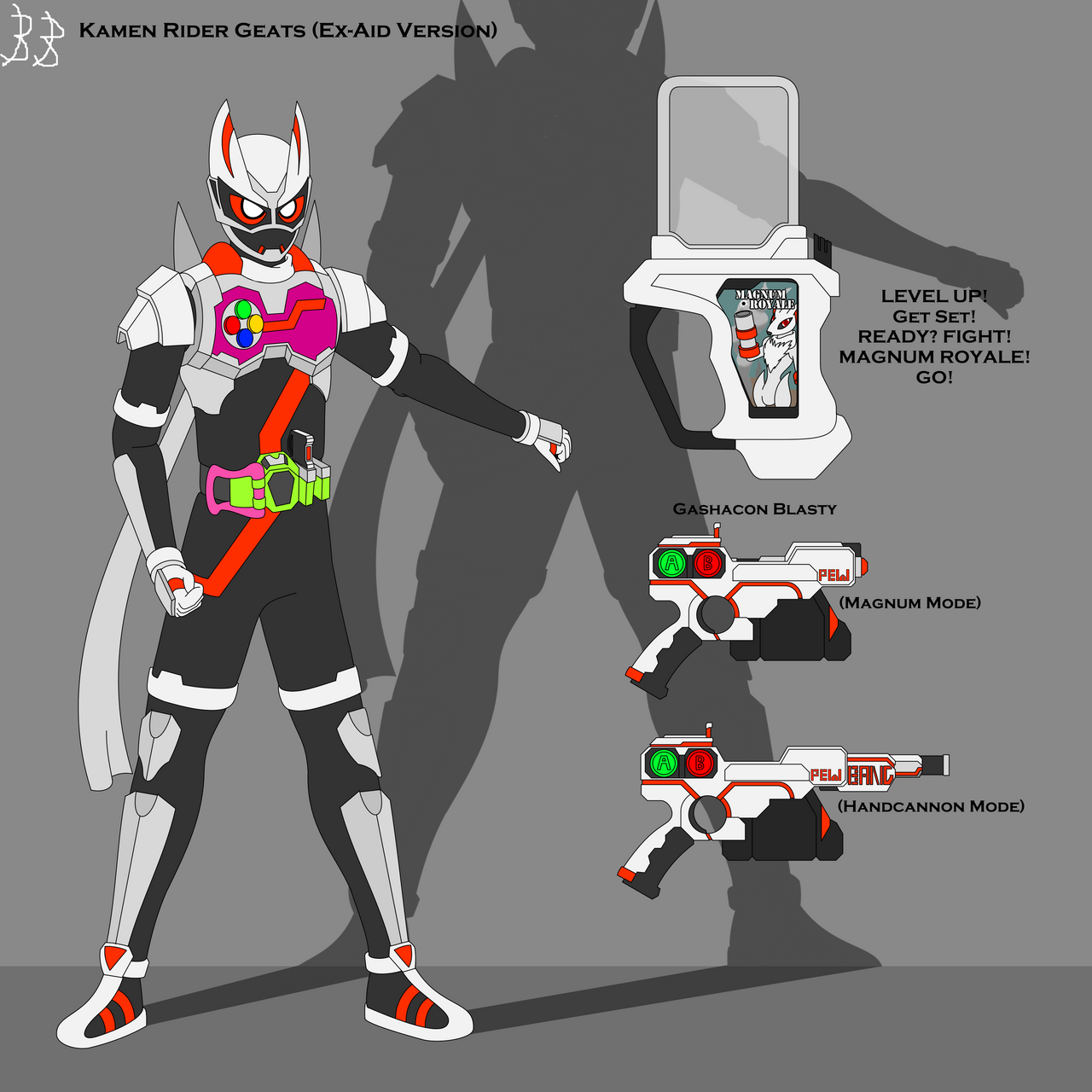 If Geats was an Ex-aid Rider by MightyHunter09 on DeviantArt