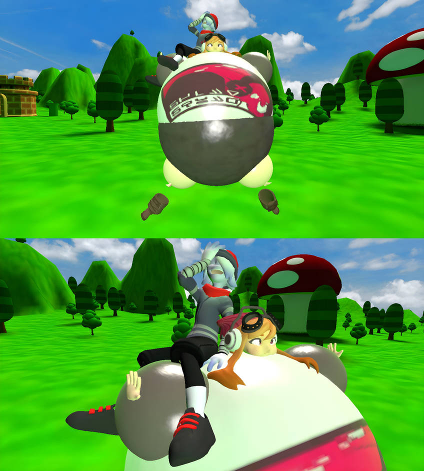 Meggy inflated by UthertheL on DeviantArt