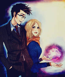 Doctor and Rose by nastjastark