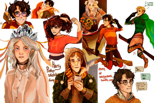 Harry Potter tumblr sketchdump