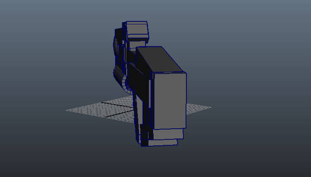 Maya 3D Assault rifle 3 Picture