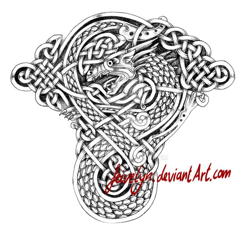 Celtic Dragon VIII Tattoo