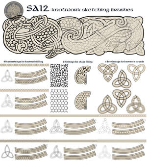 Feivelyn's SAI2 Knotwork brushes