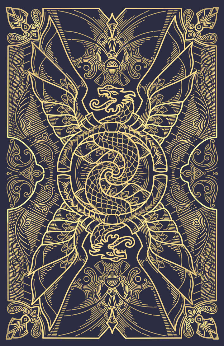 Playing Card Back By Feivelyn On DeviantArt