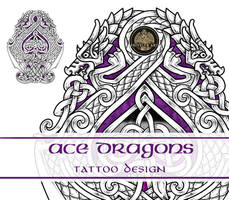 Ace Dargons Tattoo Design