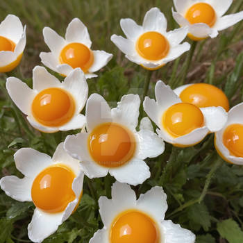 egg yolk plant close up digital