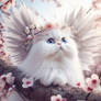 cat with wings adorable kitten digital