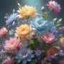 sweet pastel flowers cute garden romantic