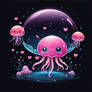 jellyfish vector tattoo idea cute chibified