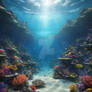 underwater tropical scenery wildlife sea