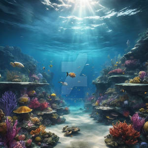 underwater tropical scenery wildlife sea