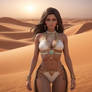 sahara bikini babe model 3D lady