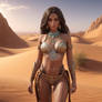 bikini babe in the desert model 3d