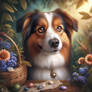 lovely dog portrait sweet cute fantasy cgi