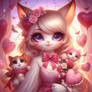 Goregeous kitten valentines cat cgi sweet