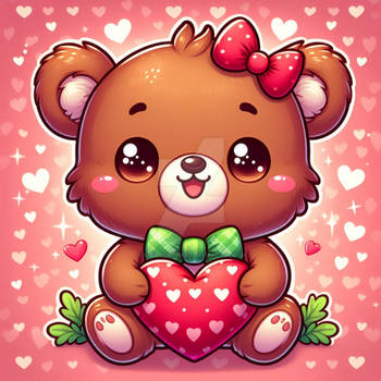 teddy valentines love romantic cute kawaii