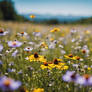 meadow wild flowers wallpaper HD spring