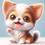 chihuahua puppy cgi 3D cute dog