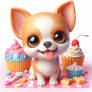 chihuahua puppy cgi 3D cute dog