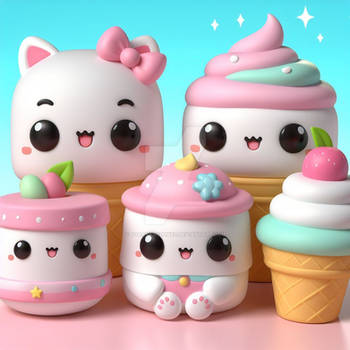 squishmallow ice cream cute kawaii