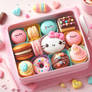 cute kawaii bento box digital art