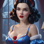 snow white disney princess in lingerie babe model