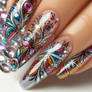 decorated nails polish digital art HD