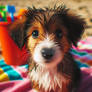 cute puppy portrait dog sweet closeup