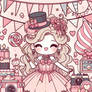 cute pink pastel girl portrait sweet