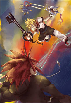 Roxas VS Axel 2