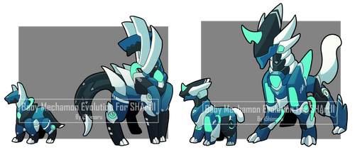 Baby mechmon Evo. XI For SHArtII by I5HIMARU