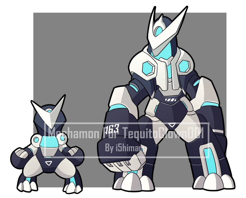 Mechamon Mechamon For TequitoClown001 by I5HIMARU on DeviantArt