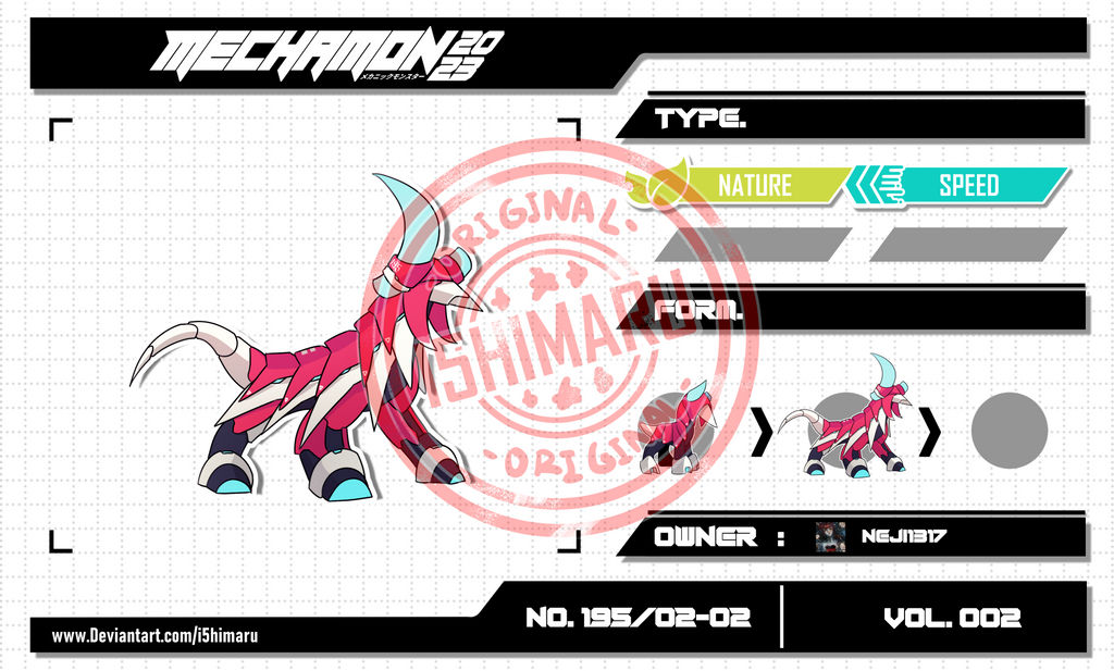 Mechamon Mechamon NO.195/02-02 | VOL.002 by I5HIMARU on DeviantArt