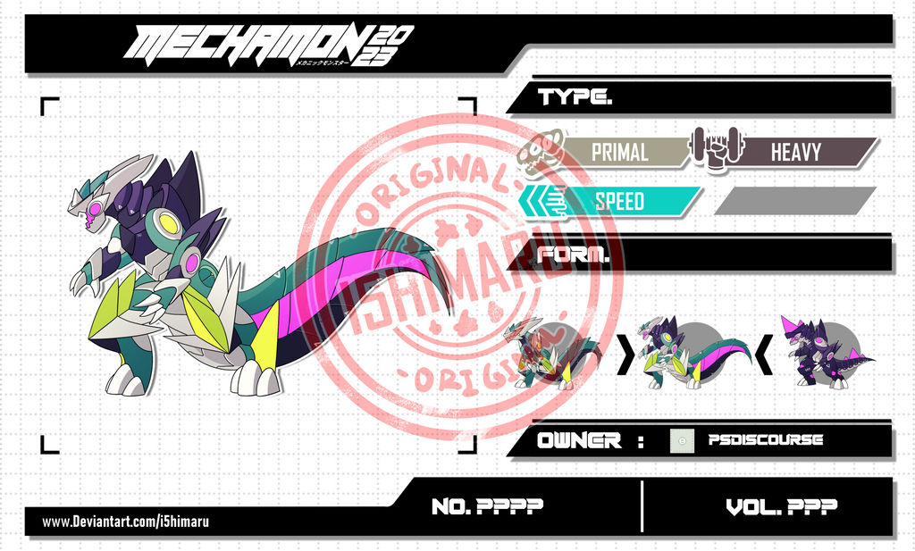 Mechamon Mechamon NO.???? | VOL.??? by I5HIMARU on DeviantArt
