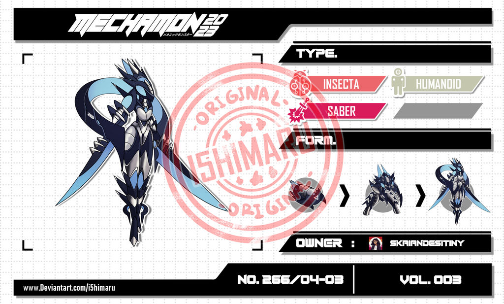 Mechamon Mechamon NO.266/04-03 | VOL.003 by I5HIMARU on DeviantArt