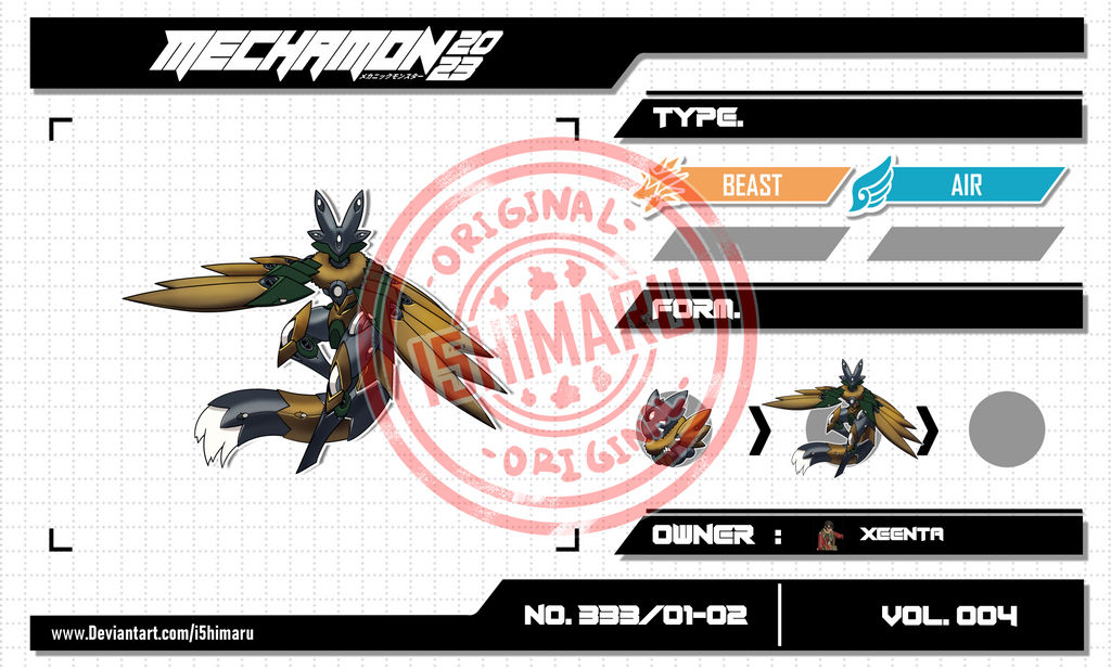 Mechamon Mechamon NO.333/01-02 | VOL.004 by I5HIMARU on DeviantArt