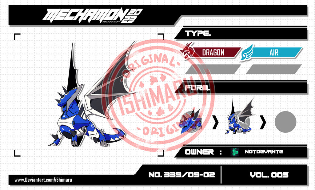 Mechamon Mechamon NO.339/09-02 | VOL.005 by I5HIMARU on DeviantArt
