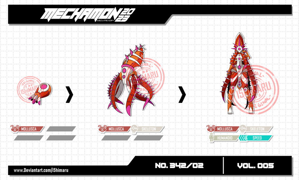 Mechamon Mechamon NO.342/02 | VOL.005 by I5HIMARU on DeviantArt
