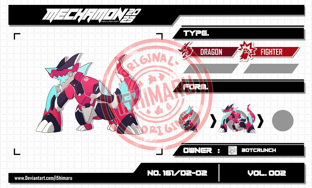 Mechamon Mechamon NO.164/02-02 | VOL.002 by I5HIMARU on DeviantArt