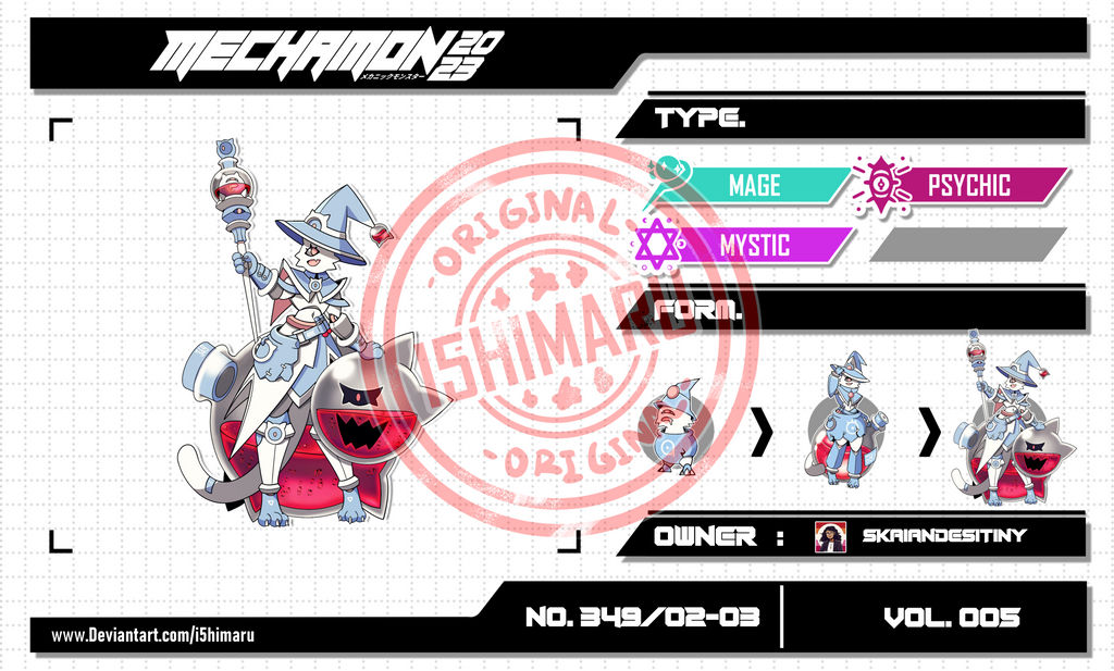 Mechamon Mechamon NO.349/02-03 | VOL.005 by I5HIMARU on DeviantArt