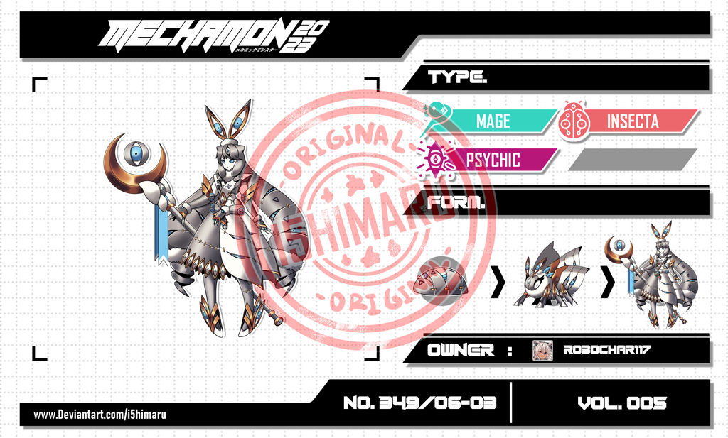 Mechamon Mechamon NO.349/06-03 | VOL.005 by I5HIMARU on DeviantArt
