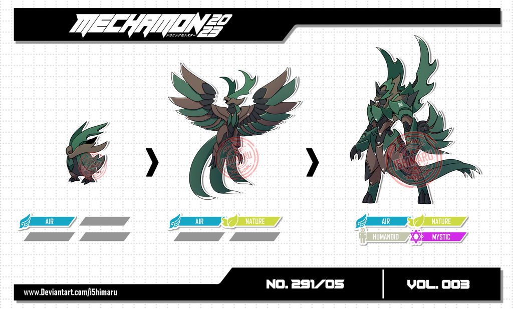 Mechamon Mechamon NO.291/05 | VOL.003 by I5HIMARU on DeviantArt