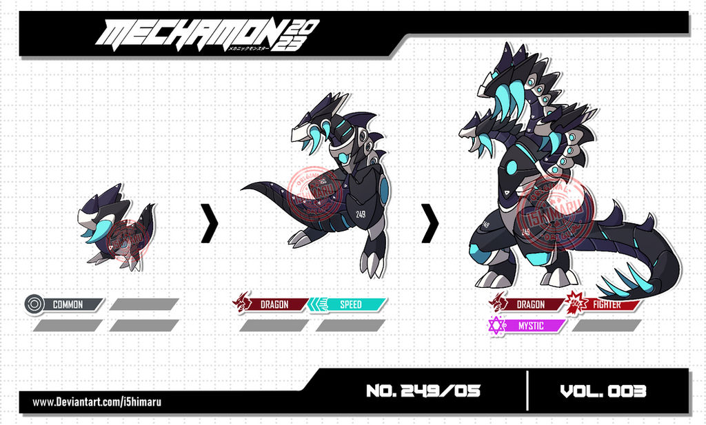 Mechamon Mechamon NO.249/05 | VOL.003 by I5HIMARU on DeviantArt