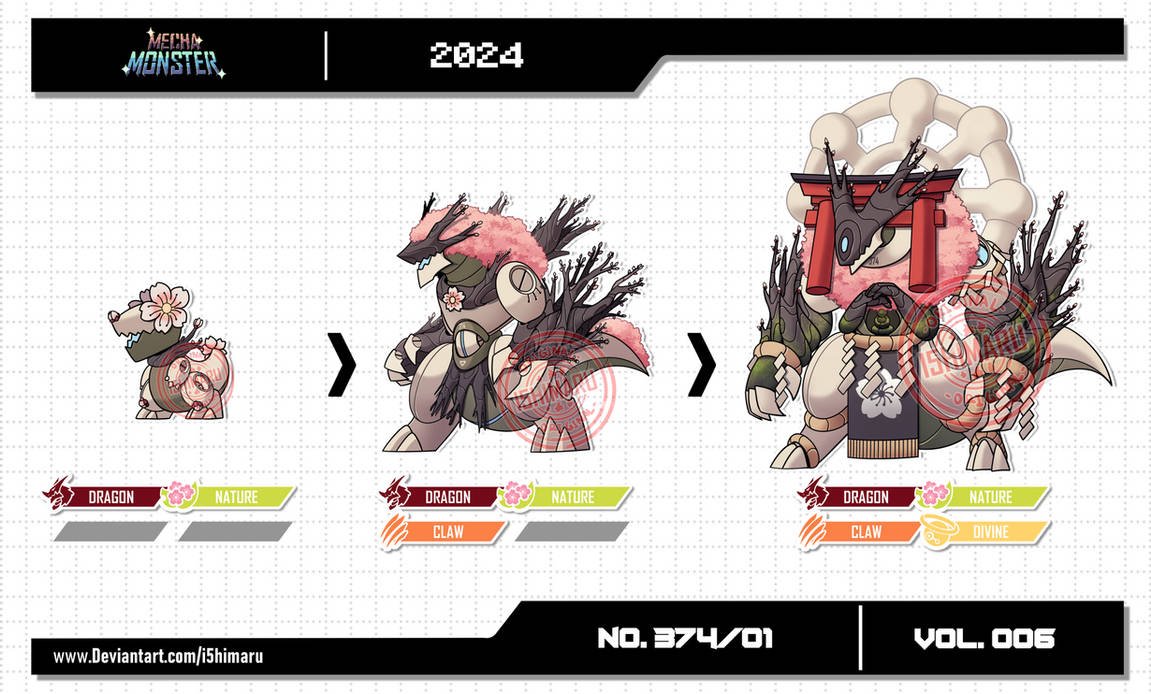 Mechamon Mechamon NO.374/01 | VOL.006 by I5HIMARU on DeviantArt