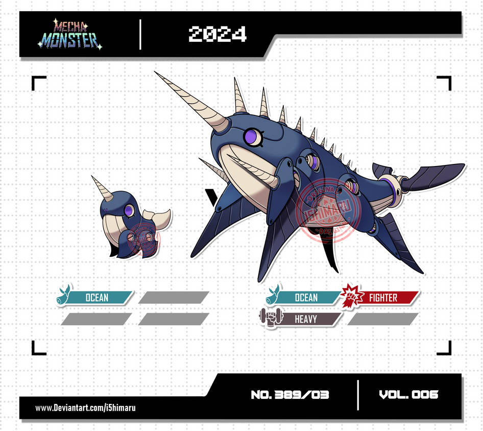 Mechamon Mechamon NO.389/03 | VOL.006 by I5HIMARU on DeviantArt